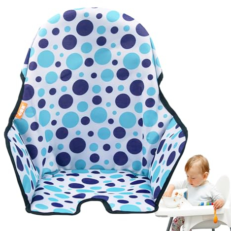 Suphyee Sitzbezüge Kissen für IKEA Hochstuhl | Hochstuhl-Kissenbezug, kompatibel mit -Hochstuhl,waschbares,faltbares Baby-Hochstuhlkissen, gepolsterter Baumwolleinsatz für -Kinderstuhl