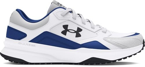Under Armour UA Edge Lthr, Zapatillas de Entrenamiento Hombre, Blanco, 47 EU