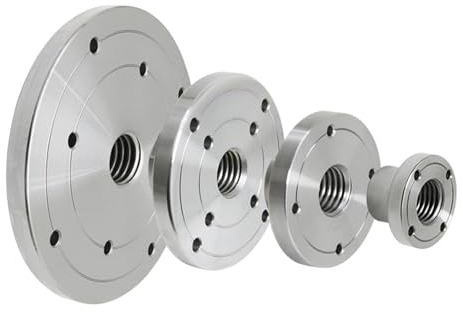 Plato torno de madera, placa frontal m33 X 3,5mm 1 /8tpi, plato de fresado for herramientas de torneado de madera (Color : 100mm 1inchX8TPI)