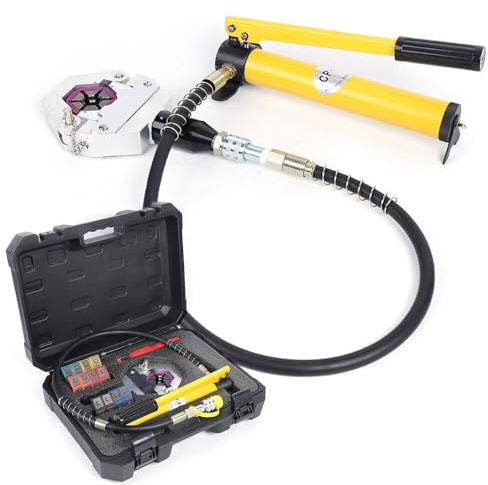 La pince à sertir hydraulique Pince hydraulique outil de sertissage tuyau outil de sertissage Kit d'outils de sertissage de tuyaux hydrauliques Cosses de Câbles en Cuivre et Aluminium