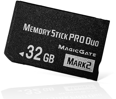 QUMOX 32GB Memory Stick PRO Duo Mark2 – High-Speed Storage Card Compatible with PSP 1000/2000/3000, Digital Cameras, and Camcorders