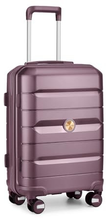Sea choice Reisekoffer Rollkoffer Trolley Großer Koffer 4 Spinner-Rollen Handgepäck aus Polypropylen mit TSA Schloss, 66cm (Größe L)