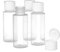 Bouteilles en plastique vides bouteilles vides avec un capuchon à basculement 100 ml de voyage rechargeable récipient à compression cosmétique 4pcs