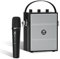 Amplificador de voz inalámbrico con micrófono de mano, micrófonos portátiles con altavoz Bluetooth para profesores y eventos, micrófono de karaoke inalámbrico para cantar, sistema PA con eco y efectos