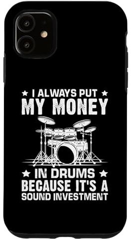 Mon argent en batterie pour un batteur Coque pour iPhone 11