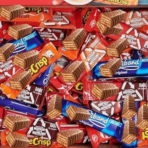 Big Biscuit – Assorted Chocolate Biscuit Bars – Fun Snack Selection for Sharing, Gifting & Office Treats (20)