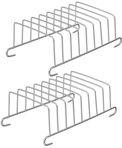 UTHCLO 2 Piezas Rejilla de Cocina Inoxidable para Freidora y Vaporera Accesorios de Cocina para Asar para Preparar Pan y Verduras
