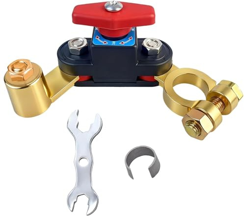 Car Battery Power Cut-Off Switch Breaker | 12v-24v Pure Copper Car Battery Power Cut-Off Switches Breaker, for Cars, Truck, Motorcycle, Vehicle, RV, Yacht and Boat