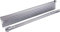 1 Paar Schubladenzarge Rollschubführung Schubladenführung Schubladenauszug Vollauszug, Metall silber, Belastbarkeit 25kg, Länge 500mm, aufliegende Montage