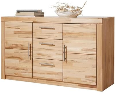 Möbeldesign Team 2000 GmbH Anrichte Highboard Kommode Sideboard Kernbuche teilmassiv geölt 3442-14
