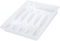 Kesper 30086 Besteckkasten ausziehbar, Kunststoff, Maße: 29-50 cm x 38 x 6.5 cm, weiß