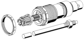 Schell 222350099 Oberteil inkl. Spindel 488mm, mit Ablänghilfe