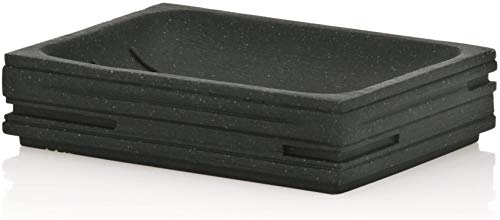 Kela Seifenschale Posidon Collection, Schwarz