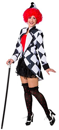 Orlob Fasching Damen Pierrot Frack - Clown (46)