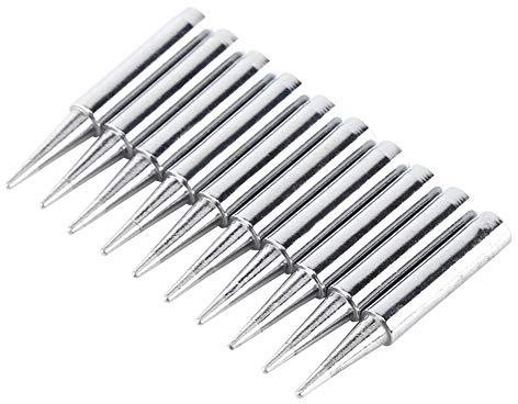 Lötspitze, 10 Stk. Kupfer Lötspitzen Bleifreie Nacharbeitsstation Werkzeug für Lötstationen 936, 937