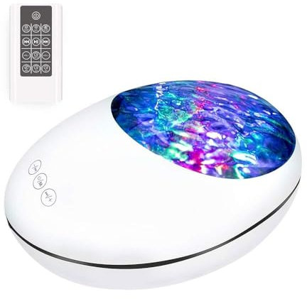 Galaxy Projector, LOBKIN Projector Stars Ceiling Adults Children, 8 Lighting Modes, Bluetooth Music Playback, Timer Off, Star Projector Lamp Controlled by Remote Control