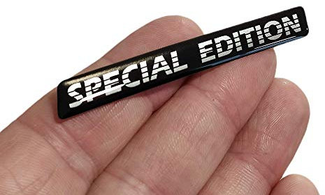 3D Gel Silicona Edición Especial Insignia Cuerpo del panel del coche Autoadhesivo Emblema Pegatina Vehículo Auto Tuning Emblema