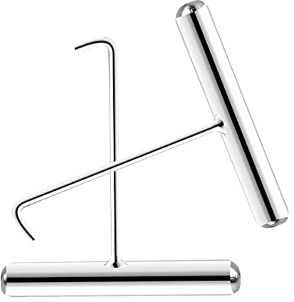 Ecjiuyi 2 Pack T-Hook Metal Trampoline Spring Pull Tools