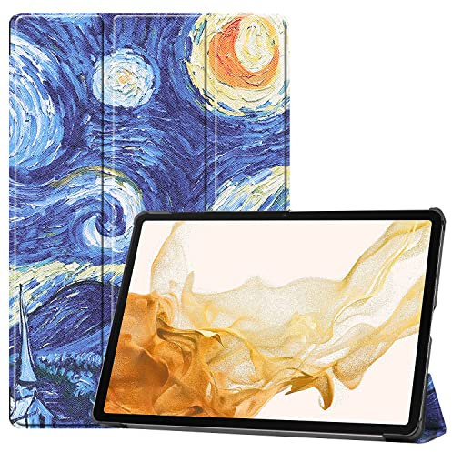 TingYR Funda para Samsung Galaxy Tab S8 Ultra Funda Tableta, Piel, Soporte Plegable, Protección Todo Incluido, Carcasa para Samsung Galaxy Tab S8 Ultra.(CH-02)