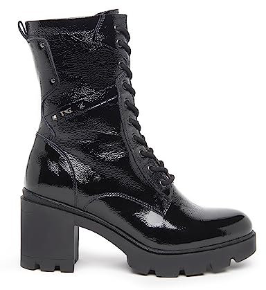 Nero Giardini I309019D Anfibi Donna in Vernice - Nero 38 EU