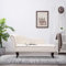 INLIFE Chaiselongue Creme Kunstleder
