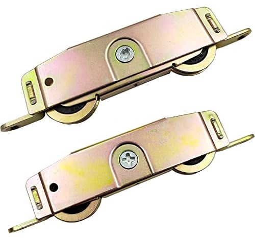 Sliding Patio Door Roller Assembly for Truth Part #31761A, Jeld Wen, Milgard, Marvin, Peachtree, Caradco, 1-1/4 Steel Ball Bearing, Side Adjustable, 2 Pack