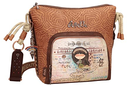 Anekke Damen Umhängetasche 36603-248 Mehrfarbig 33 x 26 x 13 BANDOLERA, bunt