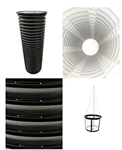 Sickerschacht SN8 DN300 oder DN400 mit Filterkorb geschlitzt Drainagerohr Deckel (DN400 mit Filterkorb)
