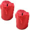 CAXUSD 2Pcs LED Flameless Tealight Candles with Red Shell Realistic Flickering Candle Lights for Home Bar and Cafe Decor Battery Operated Night Lamp