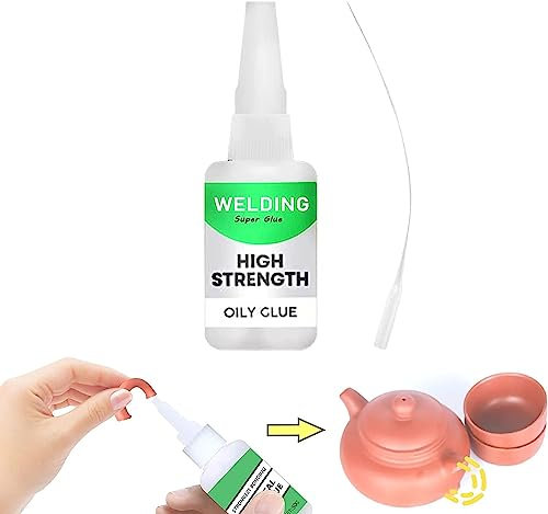 50g Jue Fish Glue, Jue-Fish Welding High Strength Oily Glue, Welding High-Strength Oily Glue, All Purpose Super Glue Extra Strength (1 Set)