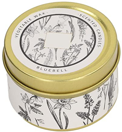 Bougie Parfumée D'aromathérapie, Bougie de Soja Non Toxique, Bougie à l'huile Essentielle de Plante, Bougies en Pot D'aromathérapie Longue Durée Bougie Relaxante pour Dîner(Jacinthe des Bois)