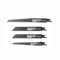 Cordless Reciprocating Saw, Electric Wood Saw with 4 Blades Compatible with Makita 18V Batteries, Portable Power Handsaw for Metal, Wood, PVC Pipe Cutting, Tree Pruning (4 Blades)