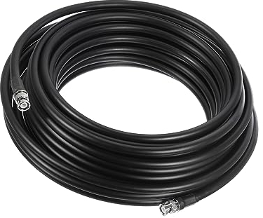 QUARKZMAN BNC Männlich zu BNC Stecker Koaxial Kabel RG8 15M/49.2ft 10mm Niedriger Verlust für Analyzer Antenne Oszilloskop RF Radio