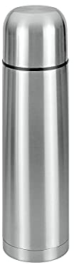 Termo para café de acero inoxidable, termo para bebidas frías y calientes, tapa se puede utilizar como taza (500 ml)