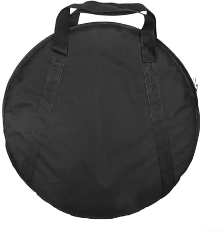 SPORTARC Becken Aufbewahrungstasche, tragbare runde Aufbewahrungstasche Becken gepolsterte Tasche mit 600D Oxford Tuch Becken Instrument Tasche (groß)