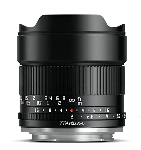 TTartisan 10mm F/2.0 Obiettivo ultra grandangolare, compatibile con fotocamere mirrorless Nikon Z-Mount APS-C