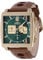 Invicta S1 Rally 46854 Herren Uhr - Wasserdicht - Analog - Quarzuhrwerk - Edelstahl mit grünen zifferblat - 45mm