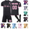 Generic Football Kits for Kids and Adult, Personalised Football Shirt with Name Number, Football Shirts Shorts and Socks Set, Football Gifts for Boys Men #1