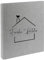 AWASG Dokumentenmappe Familie Haus - Personalisiert mit Namen - Ringbuch Ordner für die Familie - Familienordner Leinen zum Einsortieren von Unterlagen (grau)