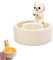 Katzen Kerzenhalter, Katze Deko Katzen Teelichthalter, Cat Candle Holder, Cute Cat Tea Light Holder, Süße Geschenke für Katzenliebhaber, Wohnzimmer Schlafzimmer Deko Tischdeko, Schwarz und Weiß