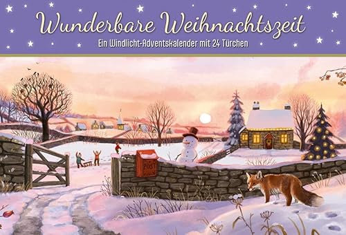 Wunderbare Weihnachtszeit: Ein Windlicht-Adventskalender mit 24 Türchen