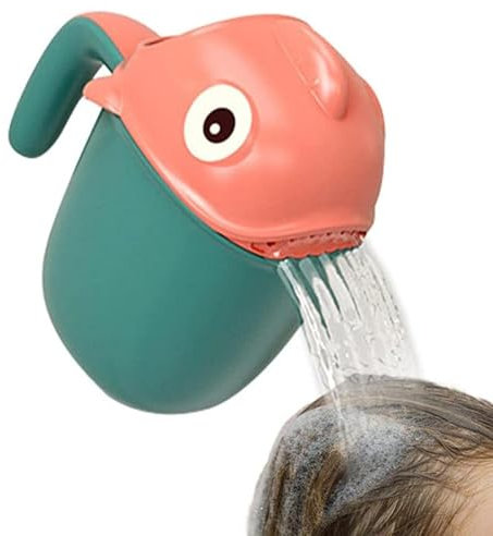 Bath Jug for Baby Washing Baby Shower Cup Baby Bath Jug Baby Bath Shampoo Rinse Cup Infant Shampoo Rinser Shower Wash Hair Cup for Kids Baby Bath Rinser Baby Hair Rinse Cup Shower Sprinkler (Green)