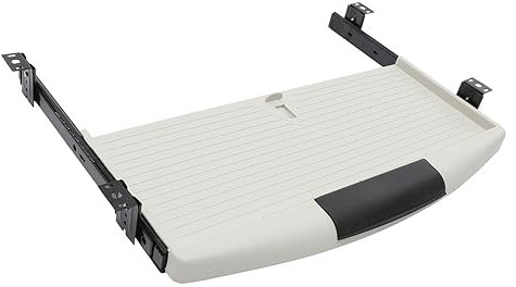 ETANULPEX 1pc Computer Keyboard Case Keyboard Shelf Under Table Keyboard Drawer Keyboard Piano Stand Keyboard Storage Tray Keyboard Try Keyboard Tray Extender Utensil Grey Stainless Steel/6254