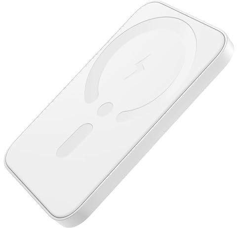 Power Bank 10000mAh, Magnético Batería Externa Carga Rapida, USB C Cargador Inalámbrico, Portátil Ultra Slim Bancos de energía para Samsung/Huawei/iPhone 16/15/14/13/12/Pro/Pro MAX Series Powerbank