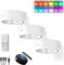 Luce per Quadri Senza Fili con Telecomando, Faretti LED Ricaricabili USB per Quadri Lampada Applique Quadro Luci da Parete Interno a Batteria Luce Muro per Esposizione Pittura Vetrina