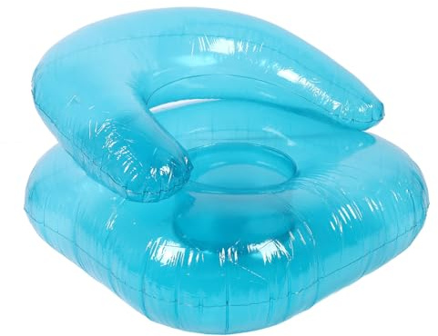 GEERYZHE Aufblasbares Sofa - Transparente PVC Ergonomische Blow -up Stuhl für Innen-, Außen-, Pool-, Garten und Balkon Entspannung