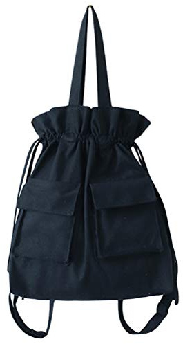 BESPORTBLE Sac à Dos Écolier Toile à Cordon Sac de Rangement pour Vêtements avec Bandoulière pour Étudiants