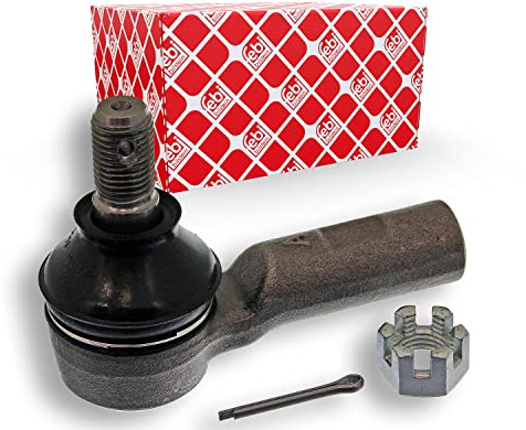 febi bilstein 43194 Spurstangenendstück mit Kronenmutter und Splint, 1 Stück