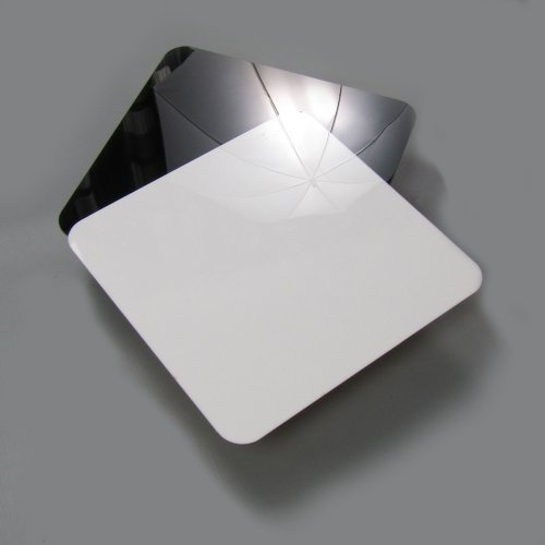 Luxlight® 30x30cm Black & White Acrylic Photography Display Table - Studio Shooting Riser