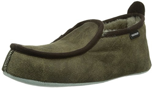 Shepherd Herren MALTE Slipper Flache Hausschuhe, Grau (Antique Stone 26)